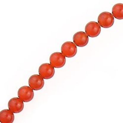 Picture of Carnelian Round Bead 4mm 16" Strand