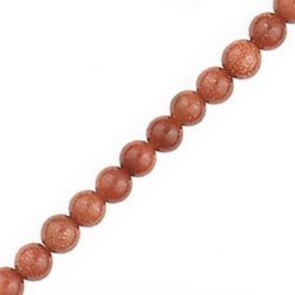 Picture of Goldstone Round Bead 4mm 16" Strand