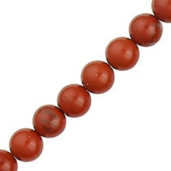 Picture of Red Jasper Round Bead 6mm 16" Strand