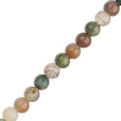 Picture of Indian Jasper Round Bead 4mm 16" Strand