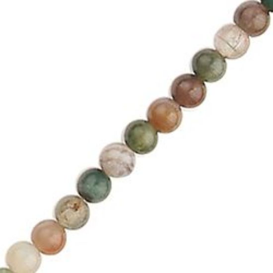 Picture of Indian Jasper Round Bead 4mm 16" Strand