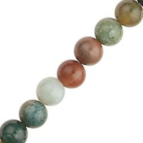 Picture of Indian Jasper Round Bead 6mm 16" Strand