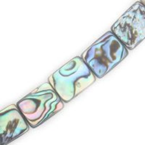Picture of Abalone Flat Rectangle 8x10mm 16" Strand