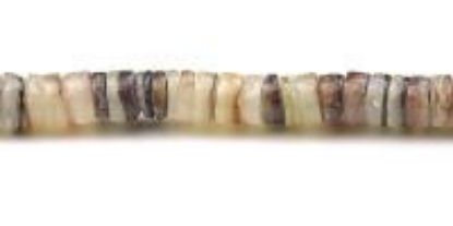 Picture of Hammer Shell Heishi Bead 4-5mm 24" Strand