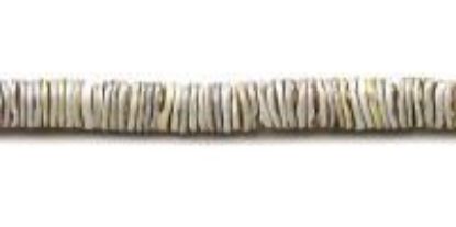 Picture of Grey Oyster Heishi Bead 4-5mm 24" Strand