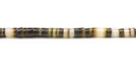 Picture of Black Lip Heishi Bead 4-5mm 24" Strand