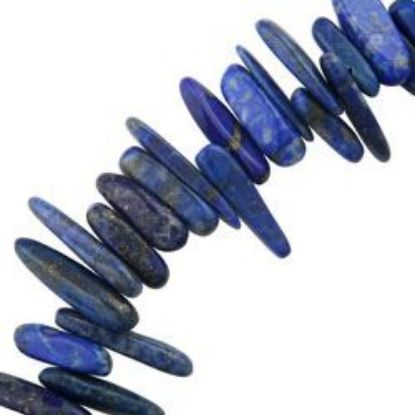 Picture of Lapis Long Chip Beads 16" Strand