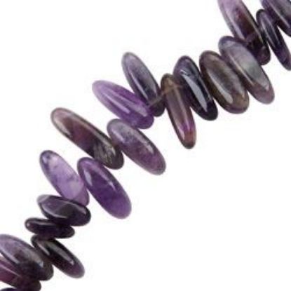 Picture of Amethyst Long Chip Beads 16" Strand