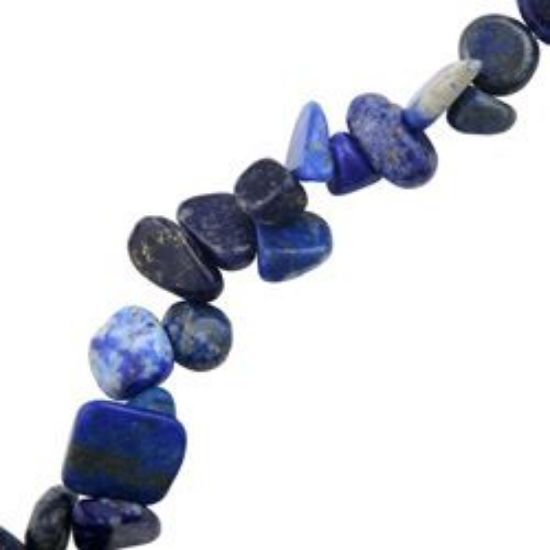 Picture of Lapis Drop Chip Beads 16" Strand