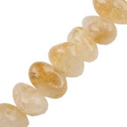 Picture of Citrine Pebble 16" Strand