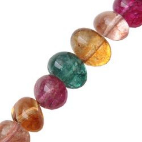 Picture of Colored Crystal Pebble 16" Strand