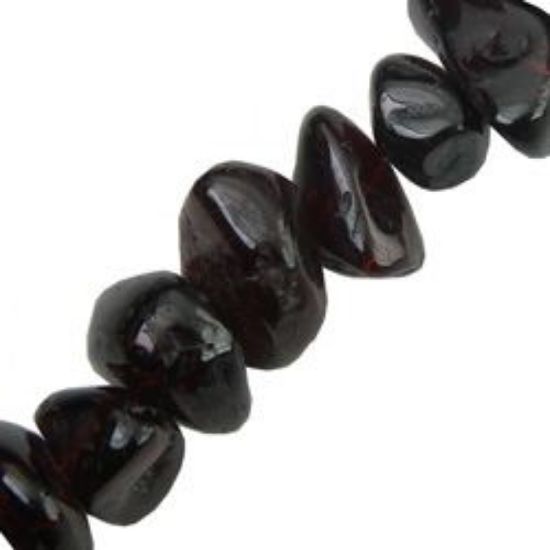 Picture of Cape Red Garnet Pebble 16" Strand