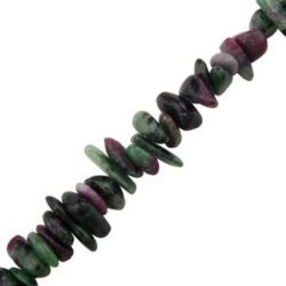 Picture of Ruby Zoisite Chip Beads 34" Strand