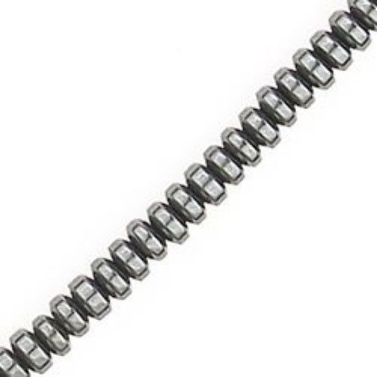 Picture of Hematine Rondelle Bead 3mm, 16" Strand