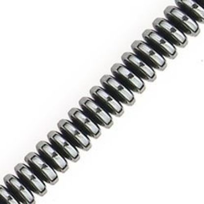 Picture of Hematine Rondelle Bead 5mm, 16" Strand