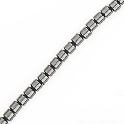 Picture of Hematine Drum Bead 2mm, 16" Strand