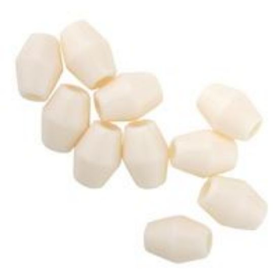 Picture of Real Bone Hair Pipe Tubes 1/2"<br />10 Tubes