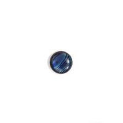 Picture of Blue Paua Shell Round Cabochon 8mm