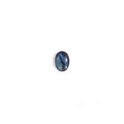 Picture of Oval Blue Paua Shell Cabochon 5x7mm