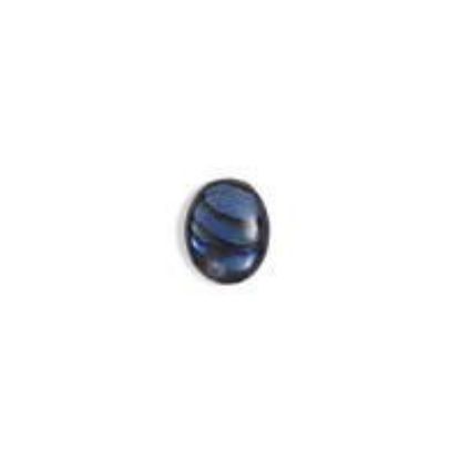 Picture of Oval Blue Paua Shell Cabochon 8x10mm