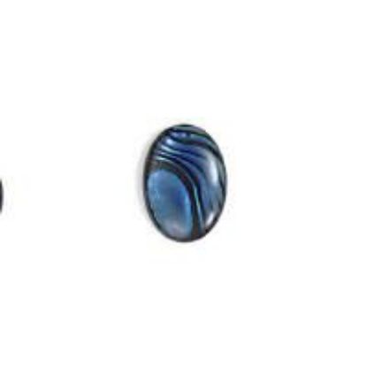 Picture of Oval Blue Paua Shell Cabochon 10x14mm