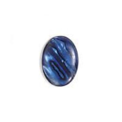 Picture of Oval Blue Paua Shell Cabochon 13x18mm