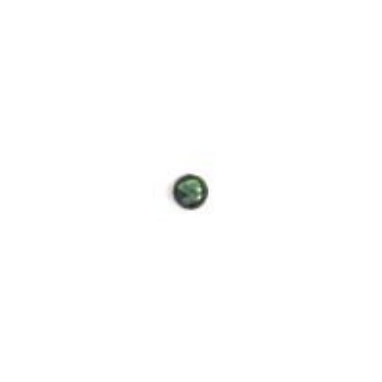 Picture of Round Green Paua Shell Cabochon 4mm