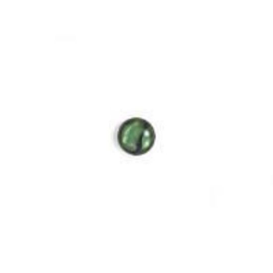 Picture of Round Green Paua Shell Cabochon 6mm
