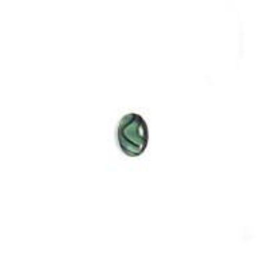 Picture of Oval Green Paua Shell Cabochon 5x7mm