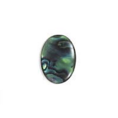 Picture of Green Paua Shell Oval Cabochon 13x18mm