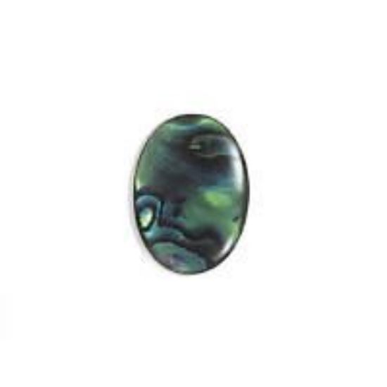 Picture of Green Paua Shell Oval Cabochon 13x18mm