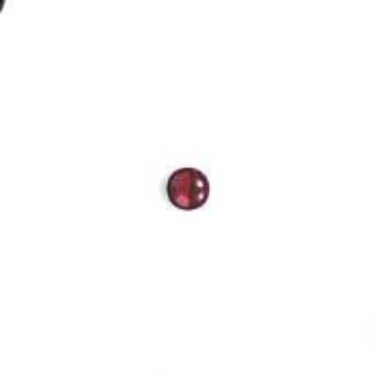 Picture of Red Paua Shell Round Cabochon 5mm