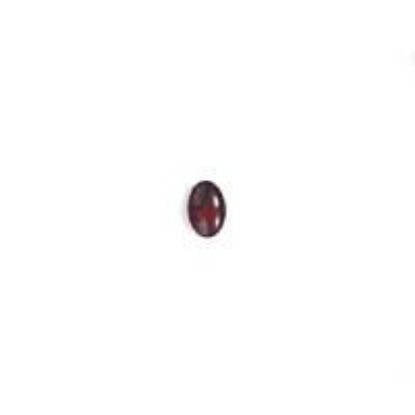Picture of Red Paua Shell Oval Cabochon 4x6mm