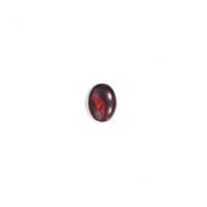 Picture of Red Paua Shell Oval Cabochon 6x8mm