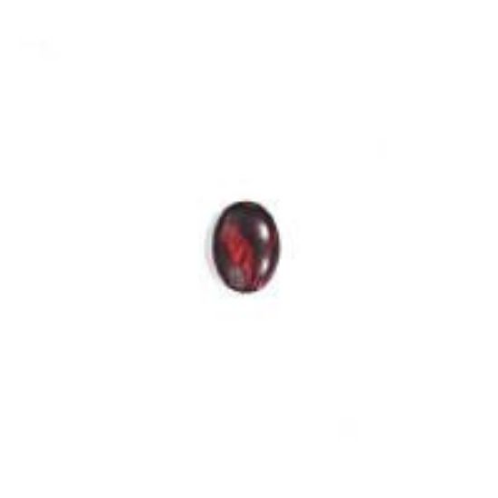 Picture of Red Paua Shell Oval Cabochon 6x8mm