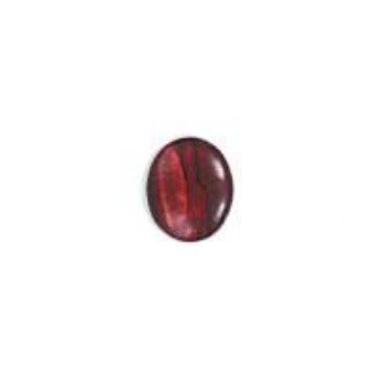 Picture of Red Paua Shell Oval Cabochon 10x12mm