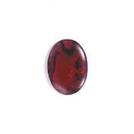 Picture of Red Paua Shell Oval Cabochon 13x18mm