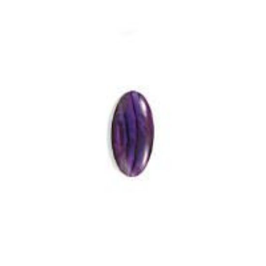 Picture of Purple Paua Shell Large Oval Cabochon 7x14mm