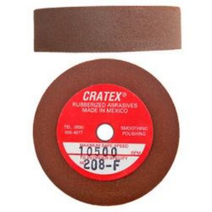 Picture of Cratex&reg; Rubberized Abrasive Square Wheel, 2 Inch, 1/2 Inch Thickness, Fine