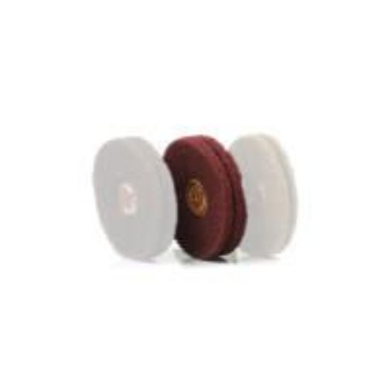 Picture of Fine Satin Finish Buffing Wheel 4 Inch x 2 Ply