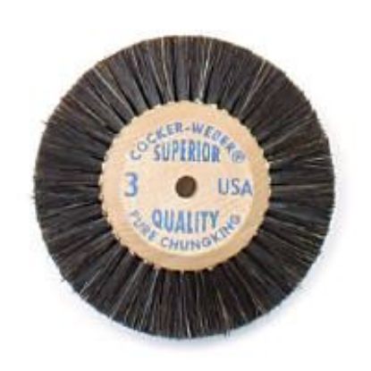 Picture of Cocker Weber Wood Center Brush 3 Row x 3.5 Inch