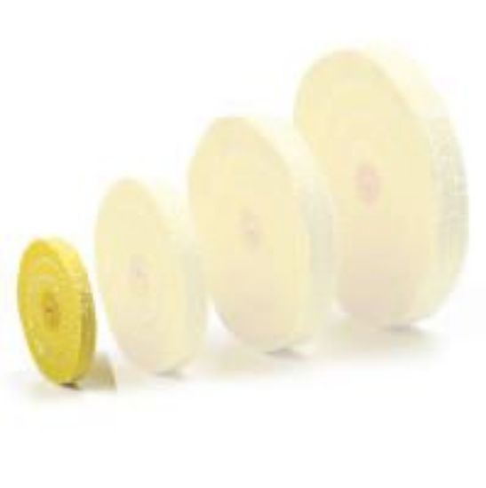 Picture of Yellow Treated Buffing Wheel 3 Inch