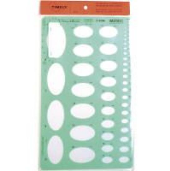 Picture of Isometric  Ellipse T-97M Template, 6-1/4" x 9-7/8"