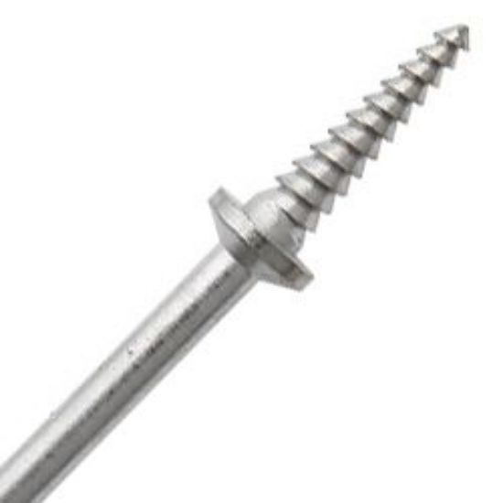 Picture of Tapered 3/8" Threaded Screw Mandrel, 3/32" Shank