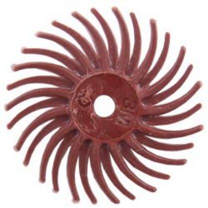 Picture of 3M Radial Bristle Red Disc, 220 Grit, 9/16"