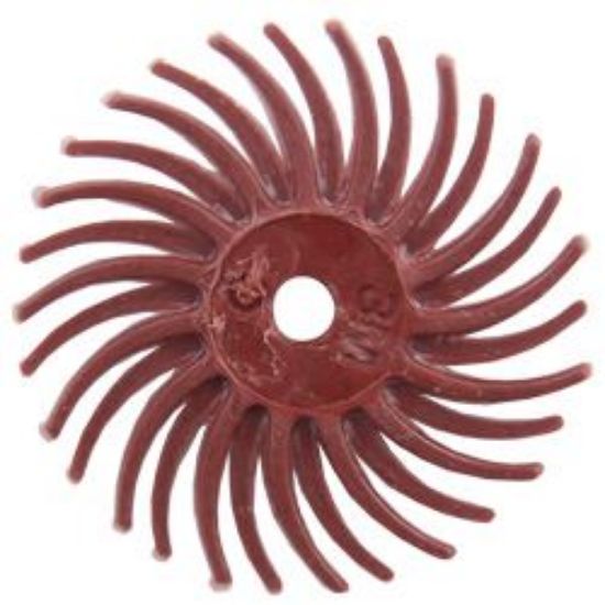 Picture of 3M Radial Bristle Red Disc, 220 Grit, 9/16"