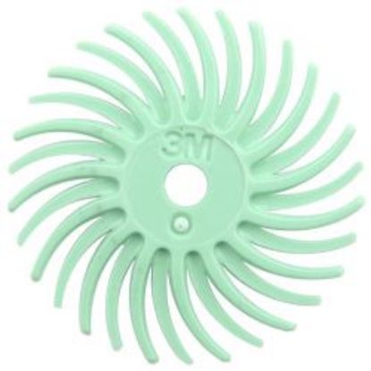 Picture of 3M Radial Bristle Light Green Disc, Polish I, 9/16"