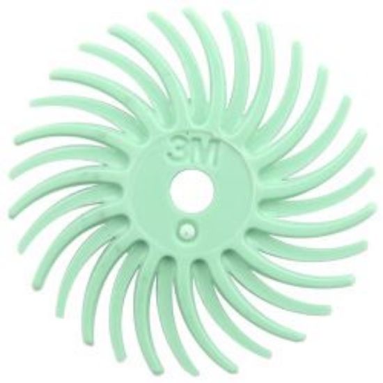 Picture of 3M Radial Bristle Light Green Disc, Polish I, 9/16"