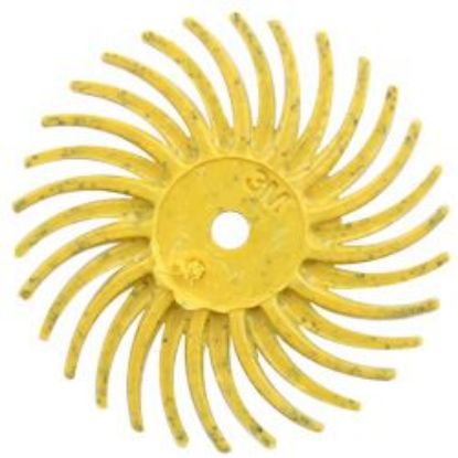Picture of 3M Radial Bristle Yellow Disc, 80 Grit, 3/4"