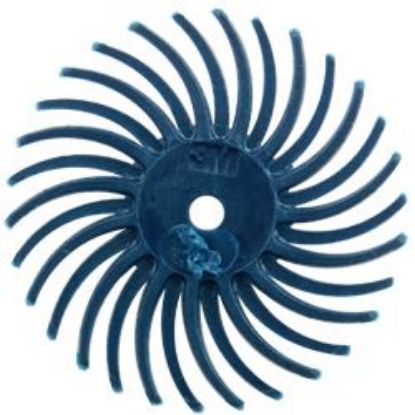 Picture of 3M Radial Bristle Blue Disc, 400 Grit, 3/4"